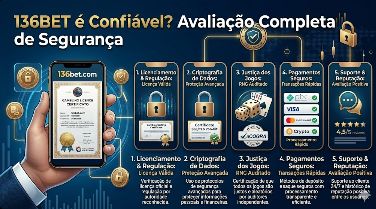 136BET é Confiável Avaliação Completa de Segurança