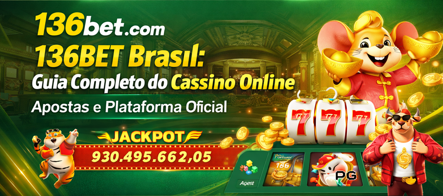 Banner promocional da 136bet Brasil destacando guia completo do cassino online apostas e plataforma oficial