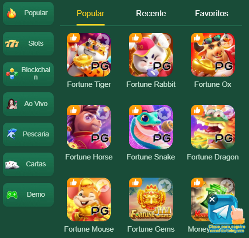 Imagem do aplicativo da 136bet mostrando os jogos disponíveis na plataforma pelo celular