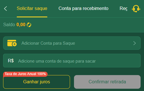 Imagem do aplicativo da 136bet mostrando a tela de saque e retirada de saldo da conta